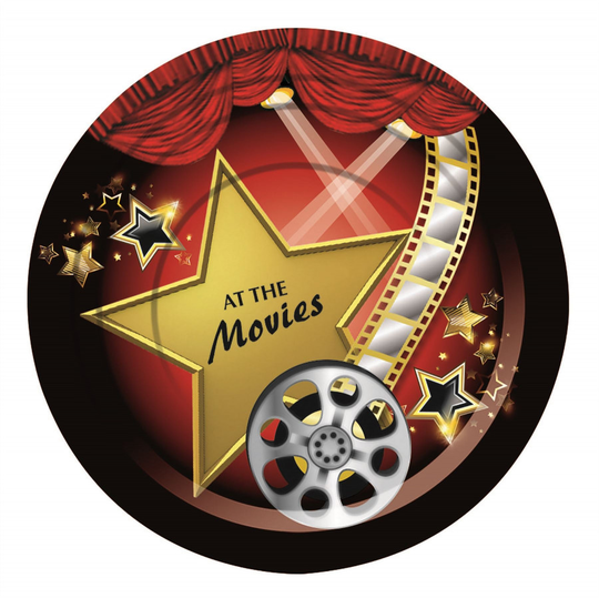 At the Movies- Dessert Plate (8pcs)