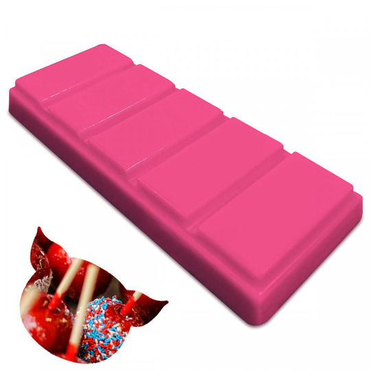 Frosted Candy Apple Medium Wax Melt Bar