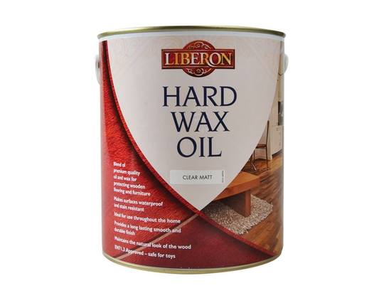 Hard Wax Oil Clear Matt 2.5 litre LIBHWOCM25L