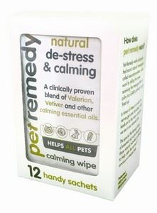 Pet Remedy Natural Calming Wipes (12 Sachets) - 200841