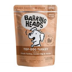 Barking Heads Top Dog Turkey Pouch (Formally Turkey Delight - 300g - 437087