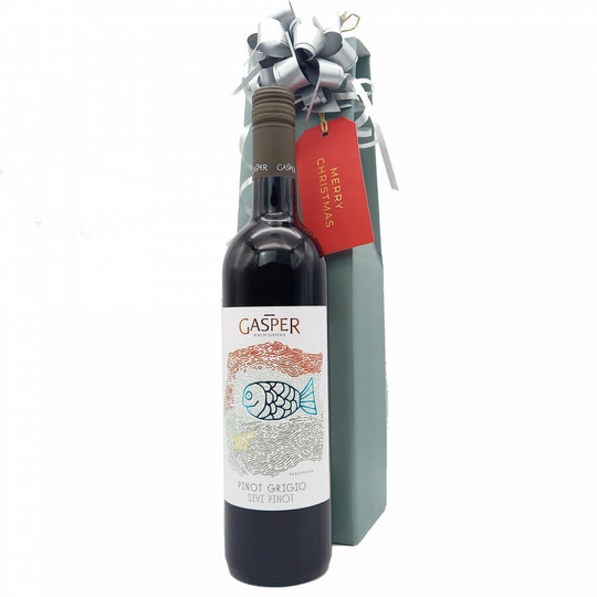 Gasper, Pinot Grigio, 2019 Christmas Wine Gift