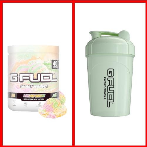 Rainbow Sherbet Tub & Glow In the Dark Shaker Bundle