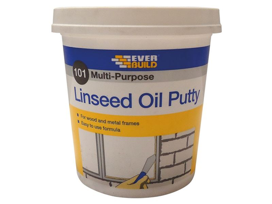 101 Multi-Purpose Linseed Oil Putty Natural 1kg EVBMPPN1KG