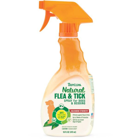 Tropiclean Flea and Tick Spray for Dogs & Bedding 473ml - 261569