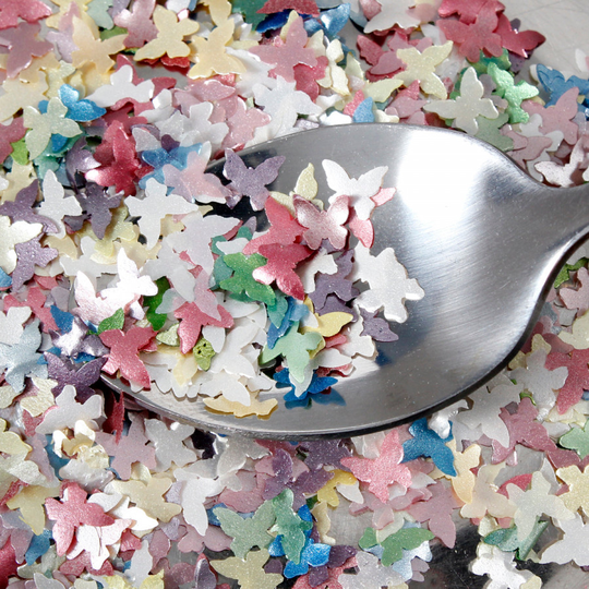Luxury Rainbow Glitter Butterfly Sprinkles (Best Before 17 Jul 2022)