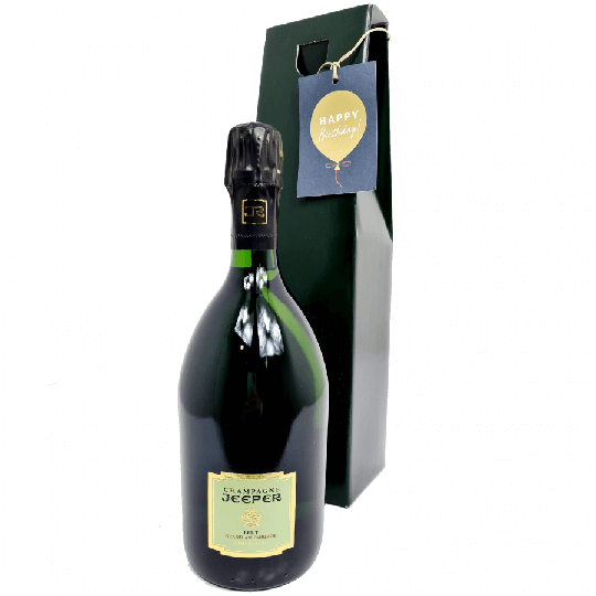 Jeeper, Grand Assemblage, Brut Champagne with Gift Box & Happy Birthday Tag NV