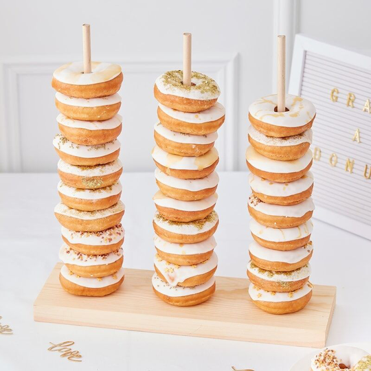 Donut Wooden Stand Stacker