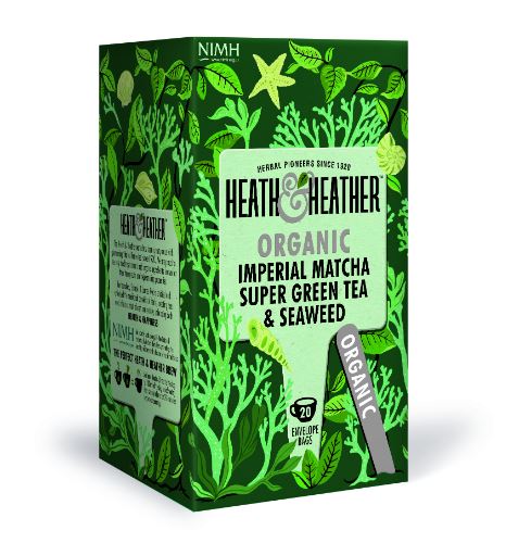 Heath & Heather Organic Super Green Tea Matcha & Seaweed - 20 Bags - 87742