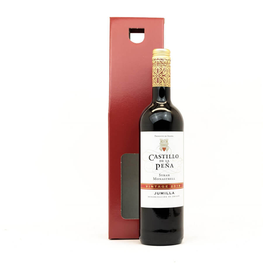 Castillo de la Peña, Syrah Monastrell, Shiraz, Jumilla, 2018 with GiftBox