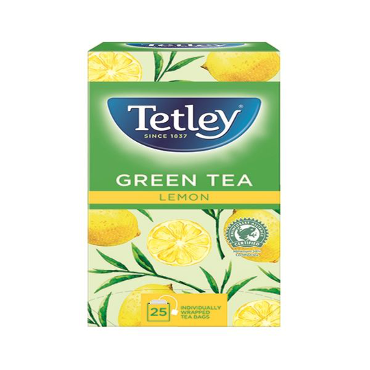 Tetley Green Tea With Lemon Teabags - TL11571